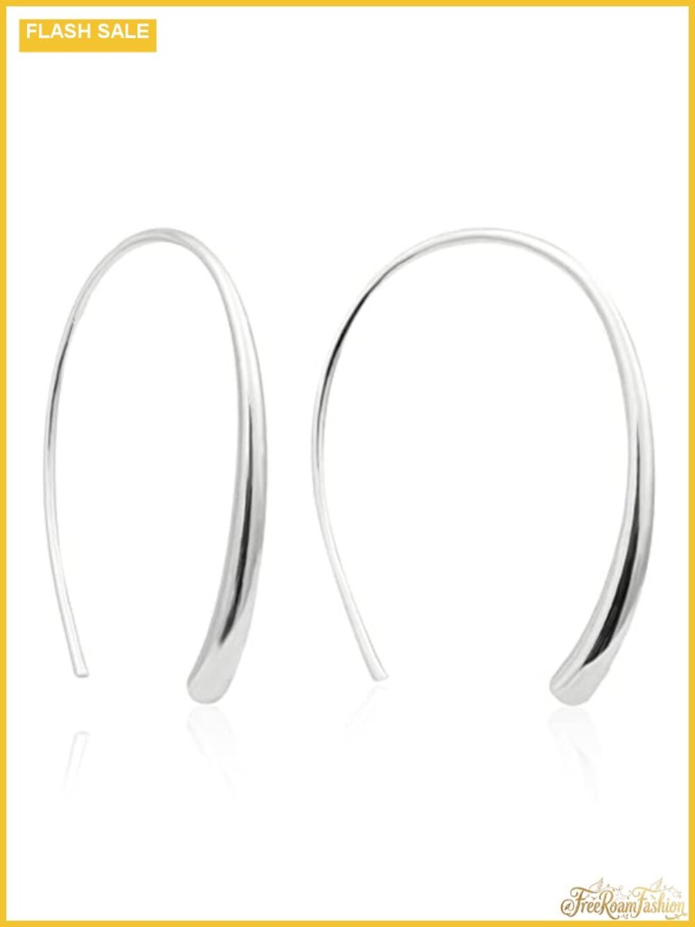 Sterling Silver Threader Pull Through Dangle Earrings for Women